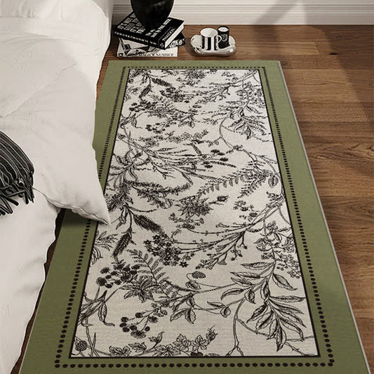 Vintage Elegant Floral Floor Rug - image 0