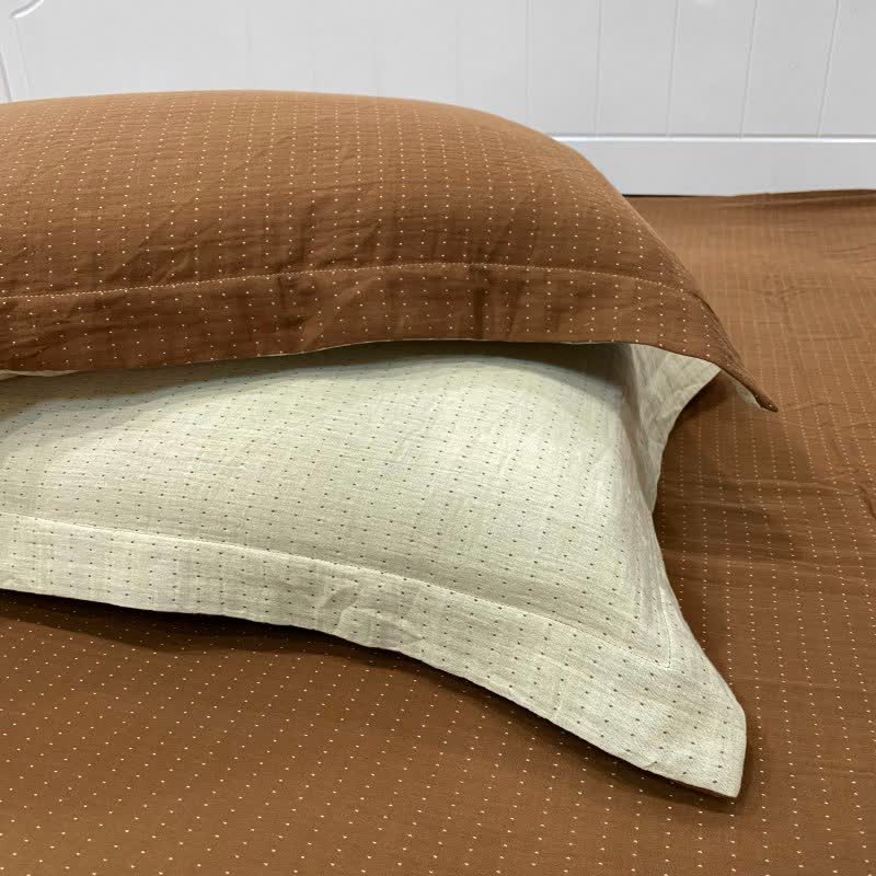 Minimal Dot Cotton Double Gauze Bedspread - image 4
