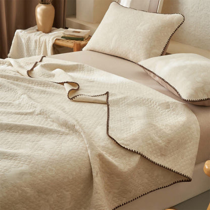 Textured Rabbit Cotton Linen Quilt - image 2