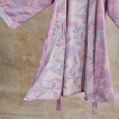 Ownkoti Natural Leaf Cotton Gauze Kimono Robe - image 17