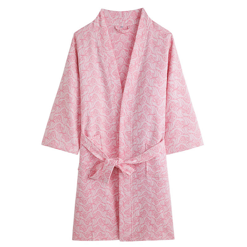 Abstract Pattern Pure Cotton Bath Robe - image 7