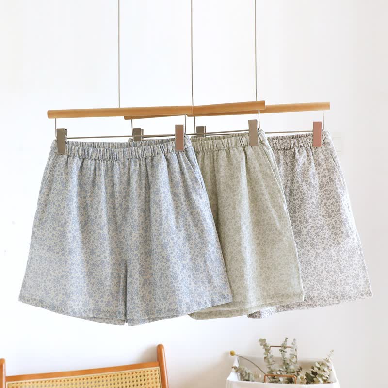 Ditsy Floral Cotton Tank & Shorts Pajama Set - image 5