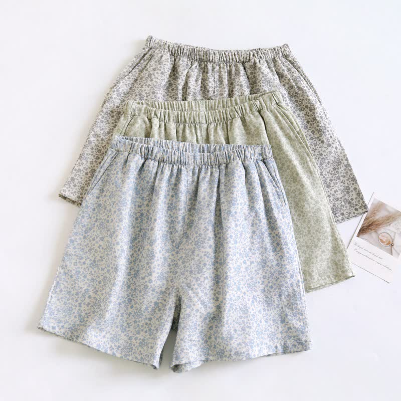 Ditsy Floral Cotton Tank & Shorts Pajama Set - image 6