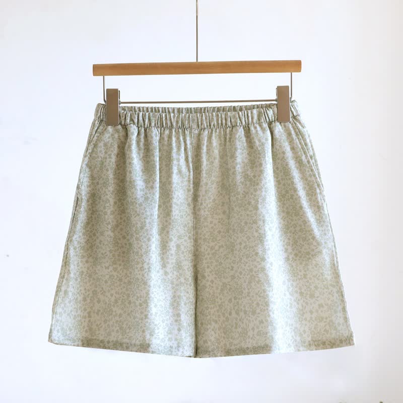 Ditsy Floral Cotton Tank & Shorts Pajama Set - image 18