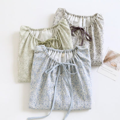 Ditsy Floral Cotton Tank & Shorts Pajama Set - image 4