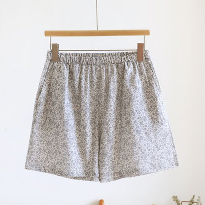 Ditsy Floral Cotton Tank & Shorts Pajama Set - image 21