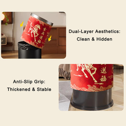 Oriental Heritage Galloping Horse Waste Bin - image 4