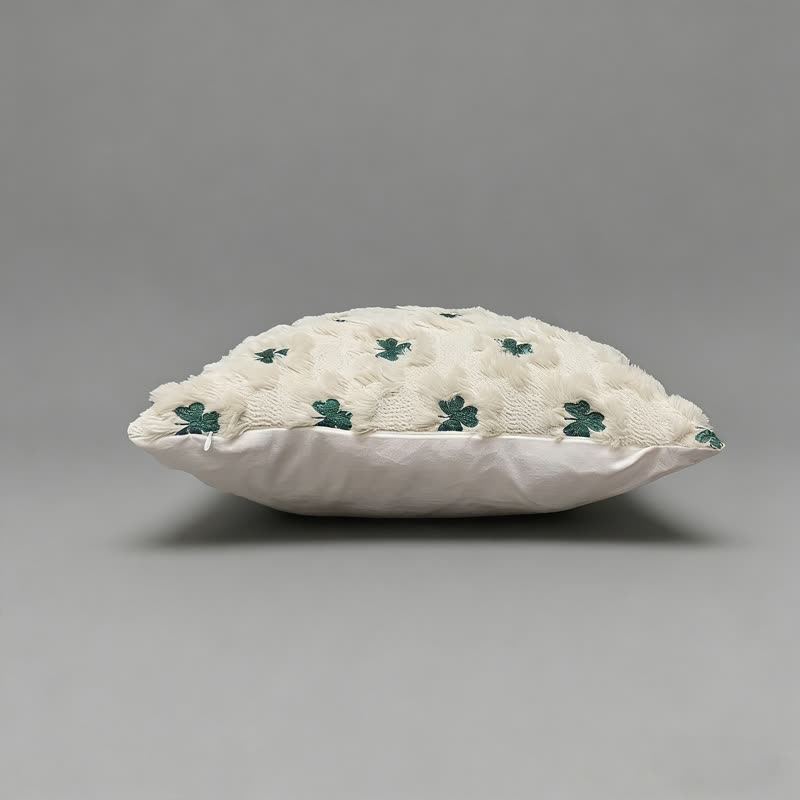 Shamrock Embroidered Throw Pillow Cover - image 8