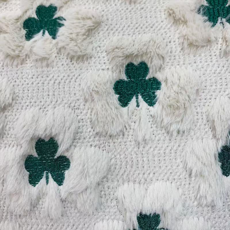 Shamrock Embroidered Throw Pillow Cover - image 10