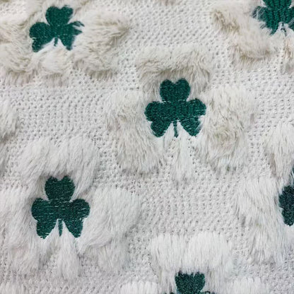 Shamrock Embroidered Throw Pillow Cover - image 10