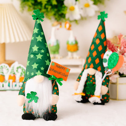 St. Patrick's Day Gnomes Plush Decor - image 2