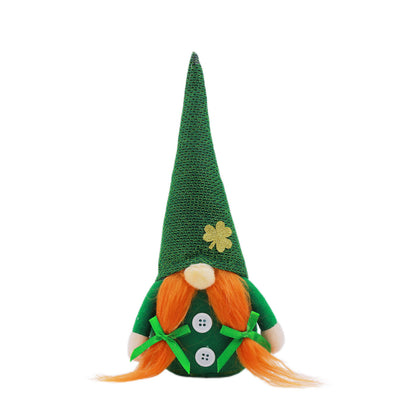 St. Patrick's Day Faceless Doll Ornaments - Girl - 4PCS - 2"W x 5"L x 8"H - image 5