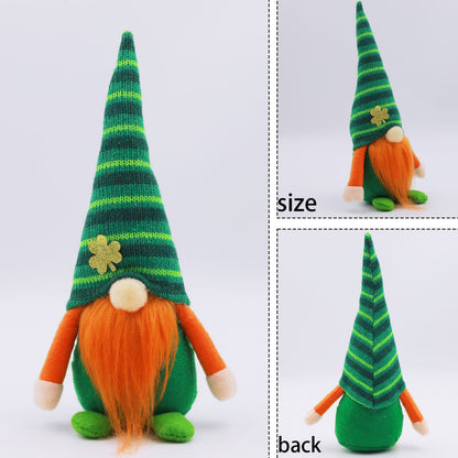 St. Patrick's Day Faceless Doll Ornaments - image 3