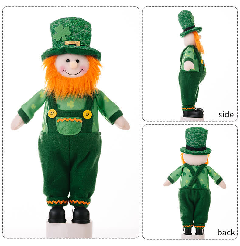 St. Patrick's Day Leprechaun Couple Dolls - image 4