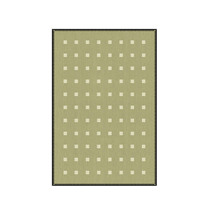 Green Checkered Pattern Area Rug - image 2