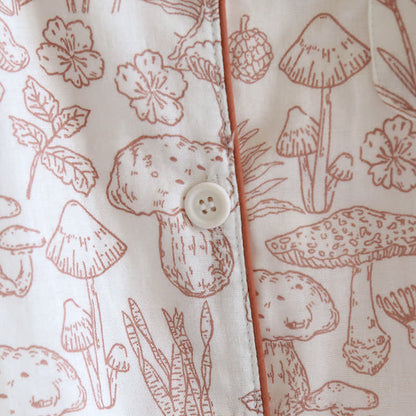 Jungle Mushroom & Bunny Cotton Gauze Pajamas - image 7