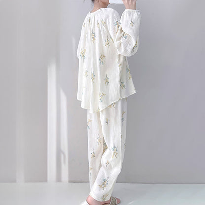 Bouquet Double Gauze Cotton Loungewear Set - image 3