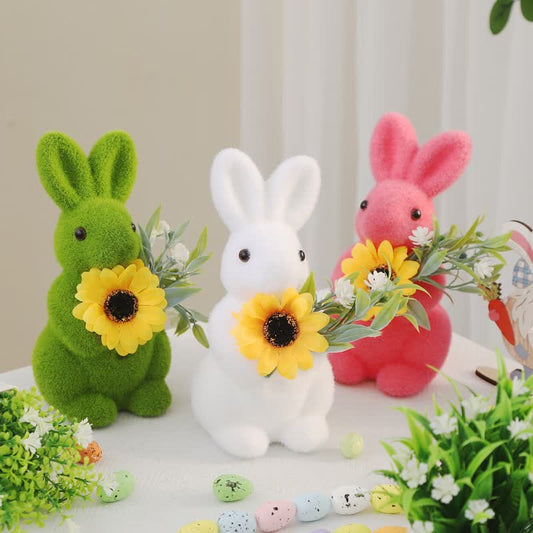 Ownkoti Easter Bunny Flocked Tabletop Decor - image 0