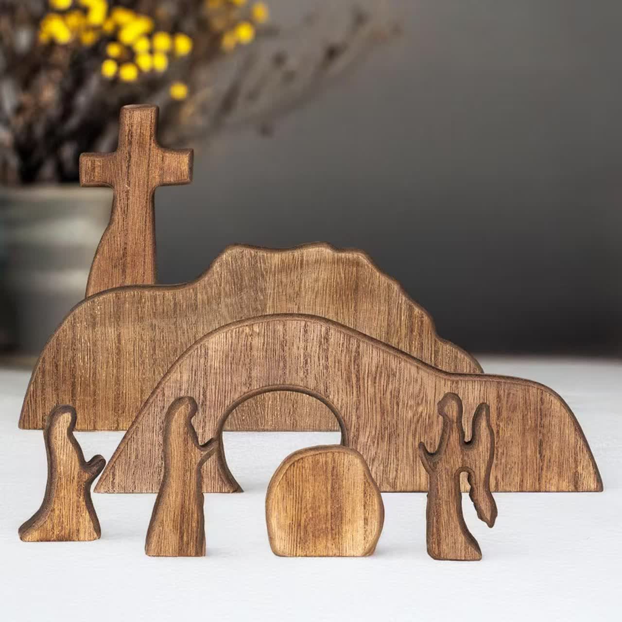 Easter Empty Tomb Scene Decor - image 3