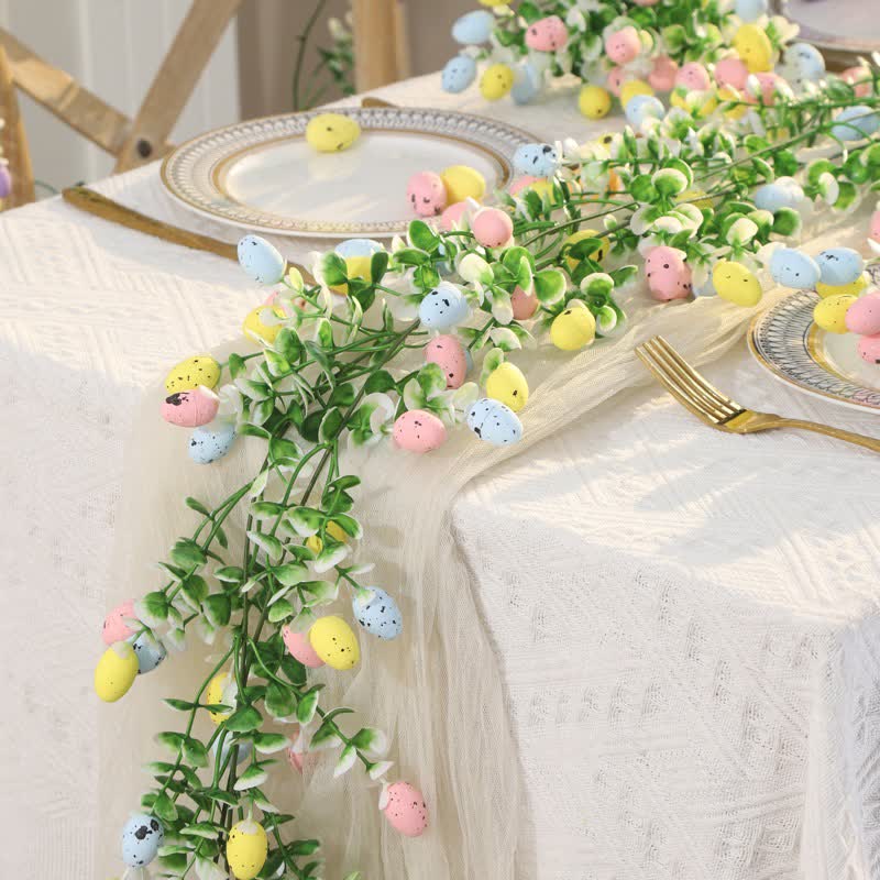 Artificial Easter Egg Eucalyptus Greenery Garland(2PCS) - image 2
