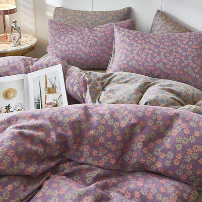 Cottage Ditsy Floral Cotton Double Gauze Bedding - image 4