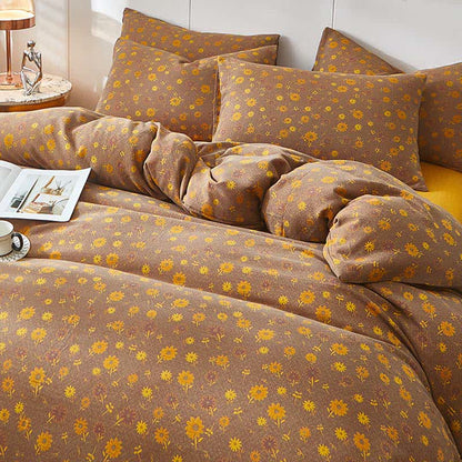 Yellow Daisy Cotton Double Gauze Bedding - image 3