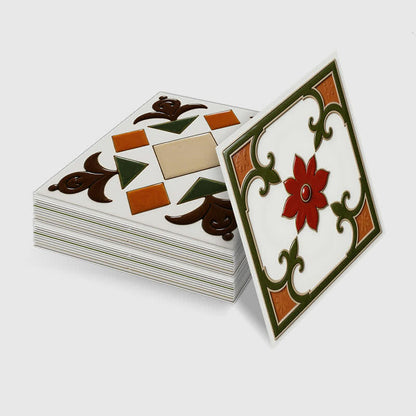 Orange & Green Peel and Stick Wall Sticker (24PCS) - image 12
