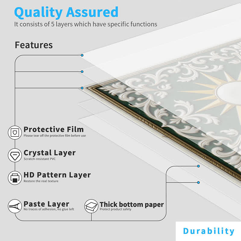 Country Rustic Peel and Stick Wall Sticker (24PCS) - image 10