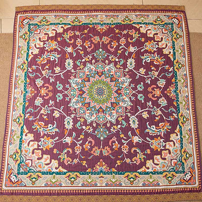 Retro Ethnic Style Cotton Quilt Blanket - image 2
