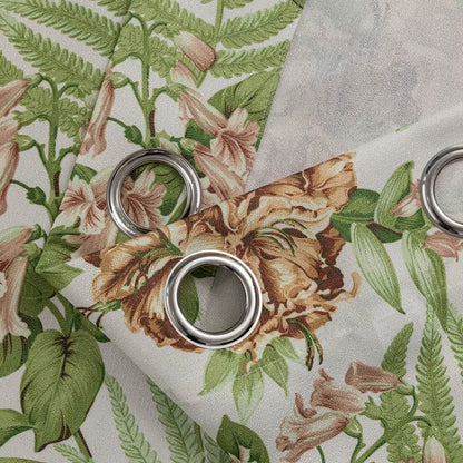 Cottage Style Floral & Leaf Curtain - image 10