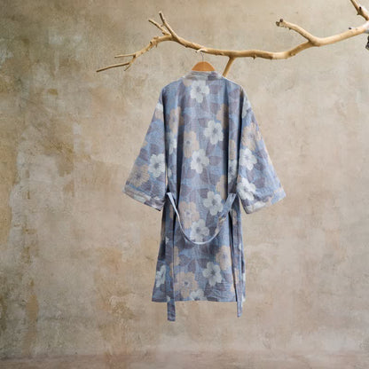 Cherry blossom Cotton Gauze Kimono Robe - image 1