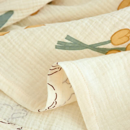 Tulip & Bunny Cotton Gauze Pajama Set - image 14
