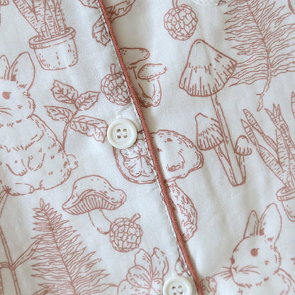 Refresh Bunny Forest Cotton Gauze Pajamas - image 6