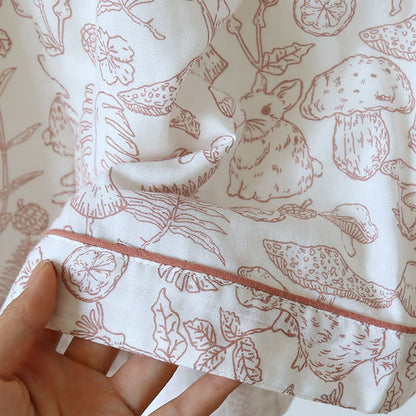 Refresh Bunny Forest Cotton Gauze Pajamas - image 8