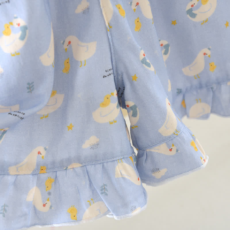 Blue Goose Cotton Gauze Sleeveless Pajamas - image 7