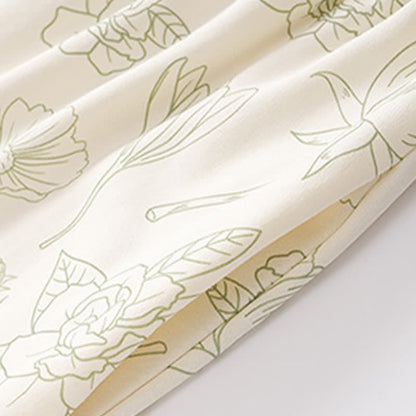 Floral Cotton Two-Piece Long Sleeve Homewear - image 6