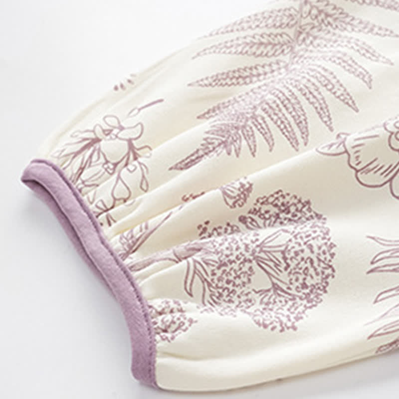 Botanical Cute Rabbit Cotton Loungwear Set - image 5