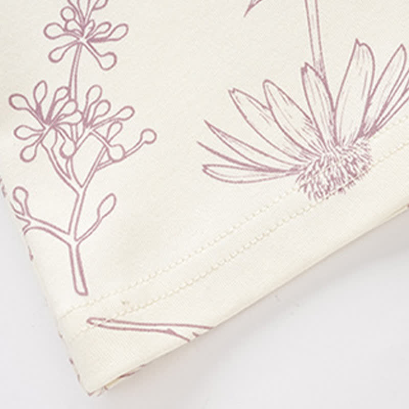 Botanical Cute Rabbit Cotton Loungwear Set - image 7