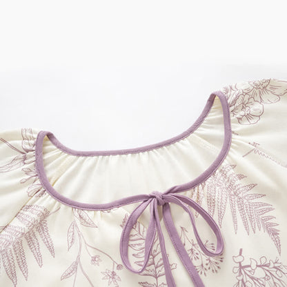 Botanical Cute Rabbit Cotton Loungwear Set - image 3