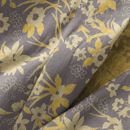 Vintage Rustic Floral Cotton Jacquard Robe - image 27