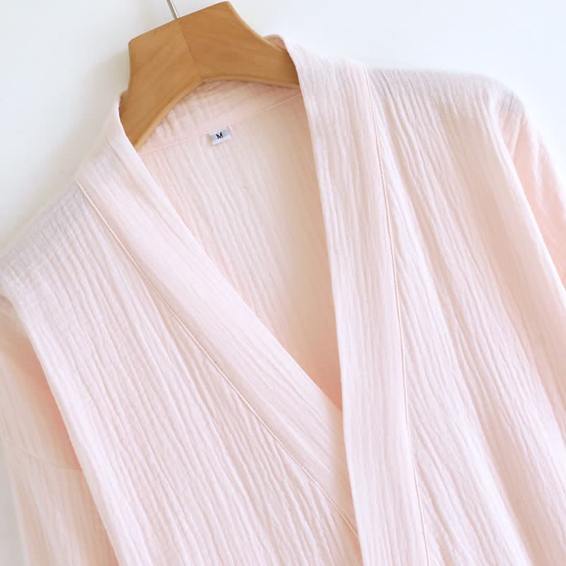 His and Hers Minimalist Cotton Robe - image 5