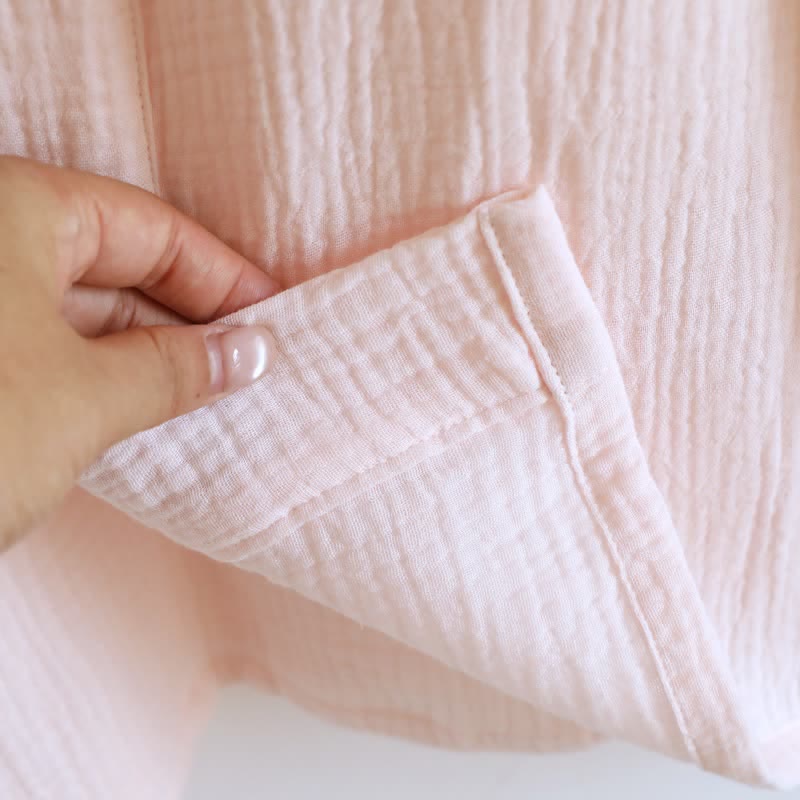 His and Hers Minimalist Cotton Robe - image 10