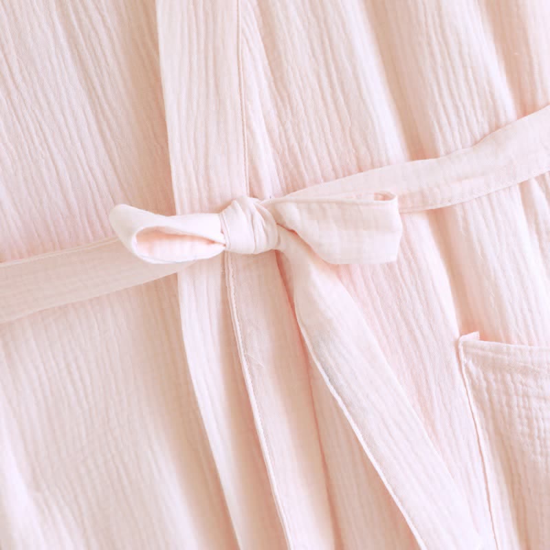 His and Hers Minimalist Cotton Robe - image 7