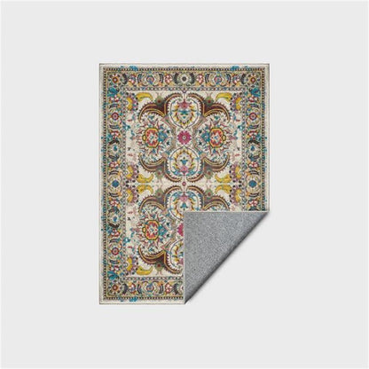 Vintage Persian Bohemian Floor Mat - image 4