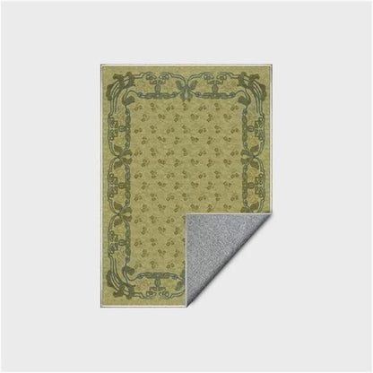 Romantic Floral Non-Slip Foldable Area Rug - image 4