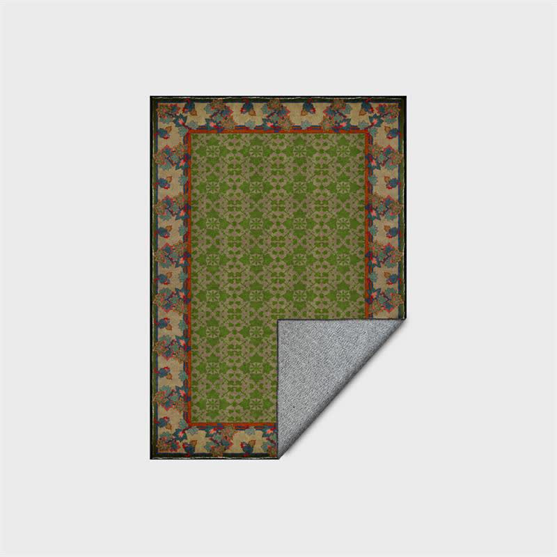 Rustic Country Botanical Non-Slip Area Rug - image 4