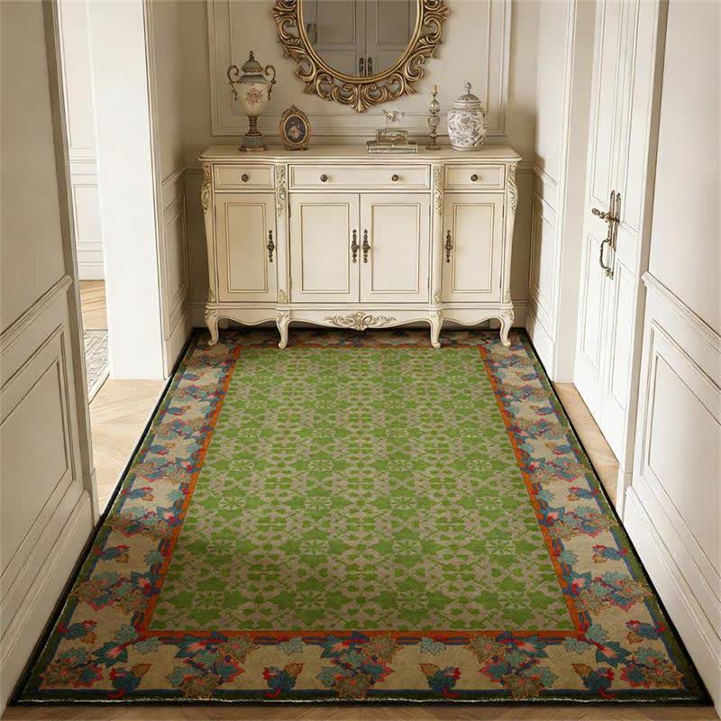 Rustic Country Botanical Non-Slip Area Rug - image 1