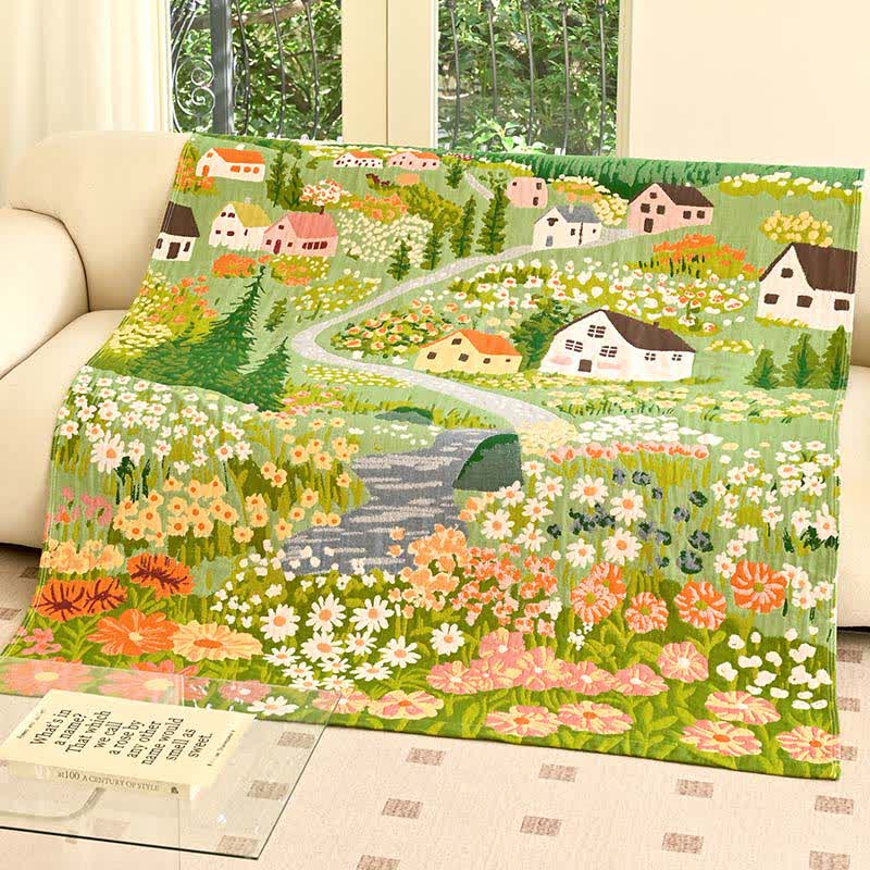 Fairytale Village Pure Cotton Blanket - image 2