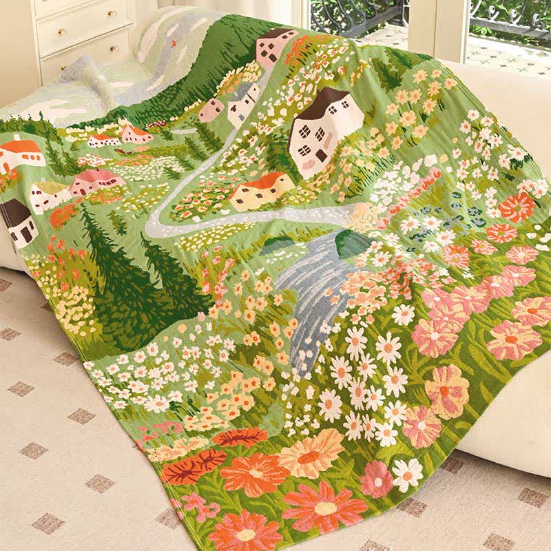 Fairytale Village Pure Cotton Blanket - image 5
