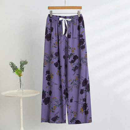 Purple Floral Tank & Pants Pajamas - image 5